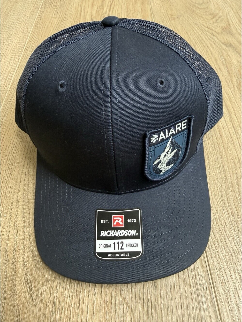AIARE Richardson 112 Trucker Hat Avalanche Research Education Snapback NWOT